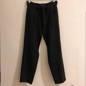 Vince pleated trouser straight leg dress pants theory zara aritzia
